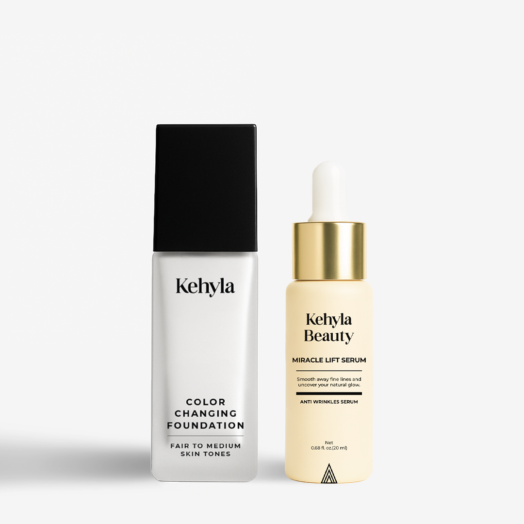 Changing foundation + Miracle lift serum